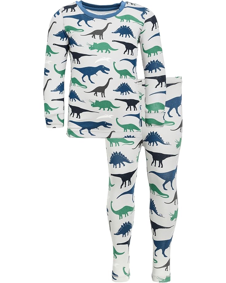 Kickee Pants Kids Пижамный комплект с длинными рукавами и принтом (для малышей / Маленьких детей / больших детей)