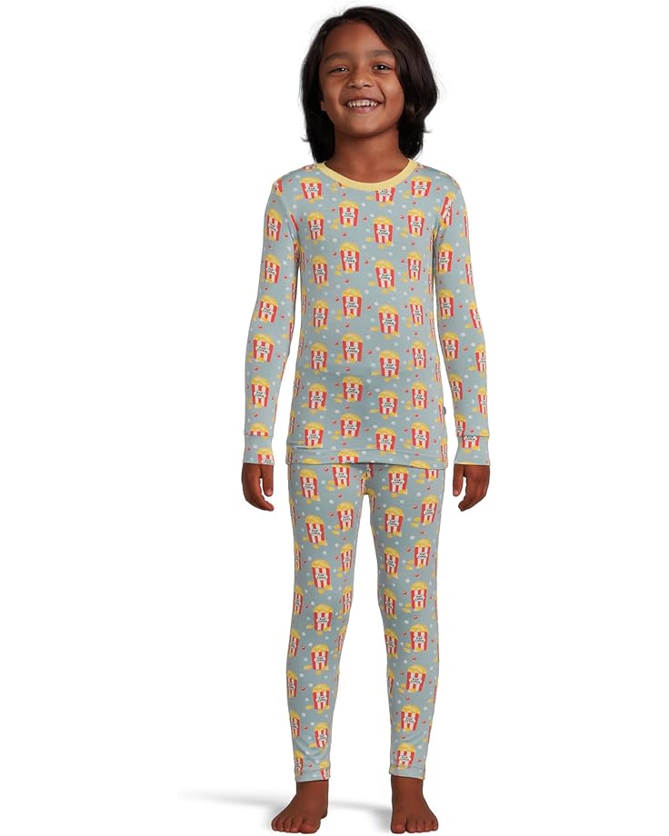 Kickee Pants Kids Пижамный комплект с длинными рукавами и принтом (для малышей / Маленьких детей / больших детей)