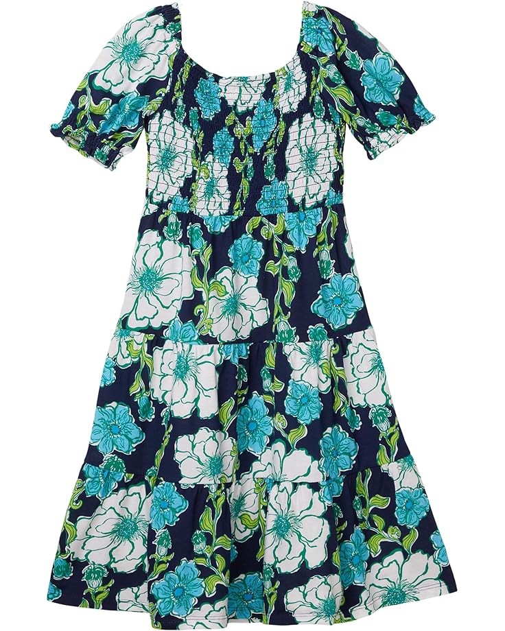 Lilly Pulitzer Kids Мини-платье миди с рукавами "Джилли" (для малышей / Маленьких деток/больших деток)