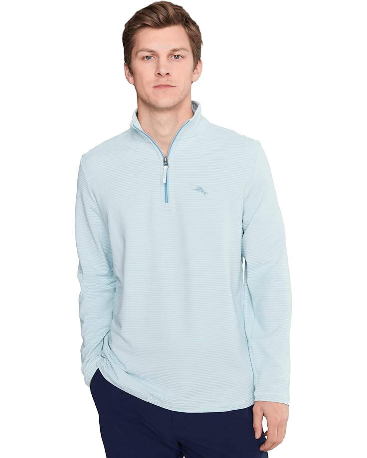 Tommy Bahama Мужская куртка Costa Wave на молнии до половины длины