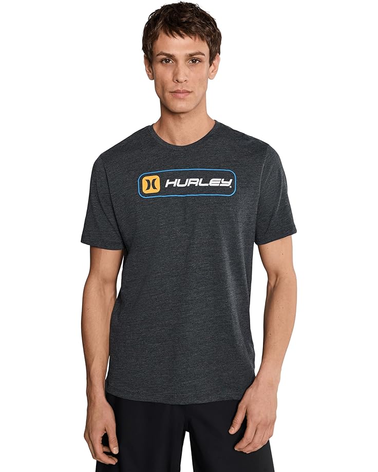 Hurley Мужская рубашка с коротким рукавом на подкладке