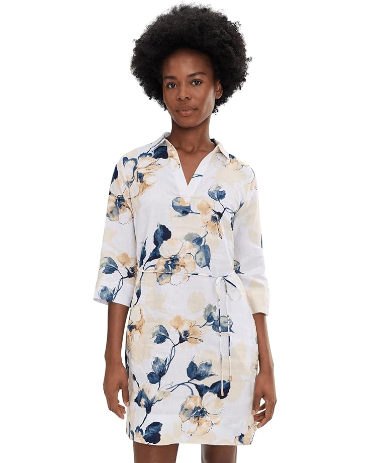Tommy Bahama Женское платье-сорочка Beleza Blossom с рукавом 3/4