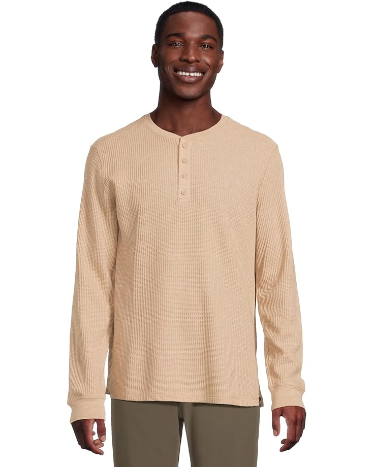 Smartwool Мужская вафельная рубашка с длинным рукавом Henley