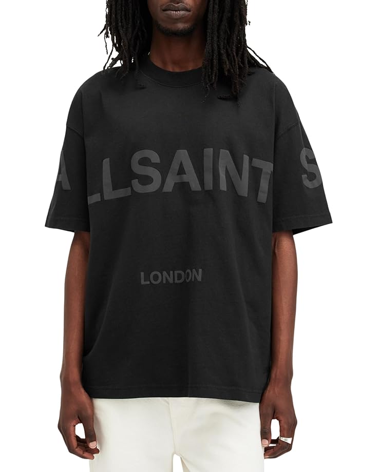AllSaints Мужская толстовка с коротким рукавом Biggy Crew