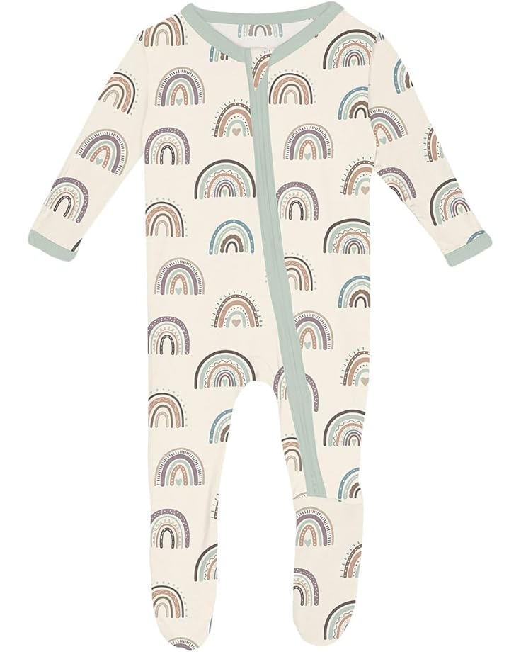 Kickee Pants Kids Футболка с принтом и двухсторонней застежкой-молнией (для младенцев)