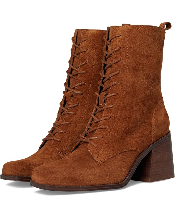 Vince Camuto Женские боевые ботильоны Safina на шнуровке на блочном каблуке