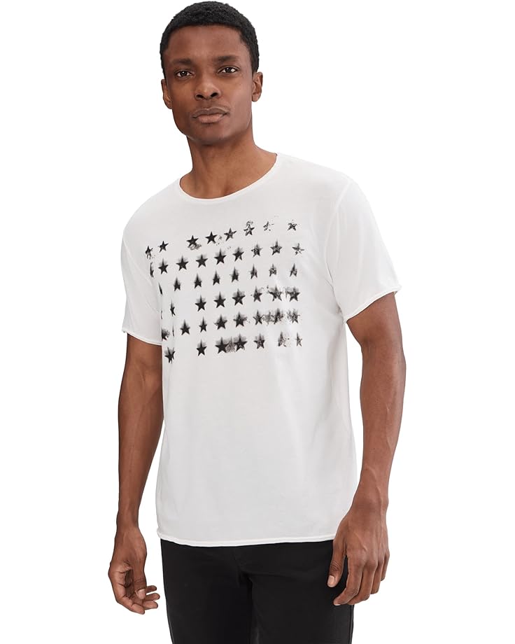 John Varvatos Мужская футболка с изображением звезд KG7337S26
