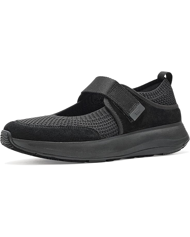 FitFlop Женская модель Mary Janes из струящегося трикотажа/замши в стиле F-mode