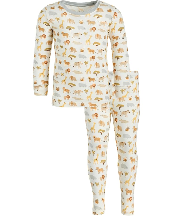 Kickee Pants Kids Пижамный комплект с длинными рукавами и принтом (для малышей / Маленьких детей / больших детей)