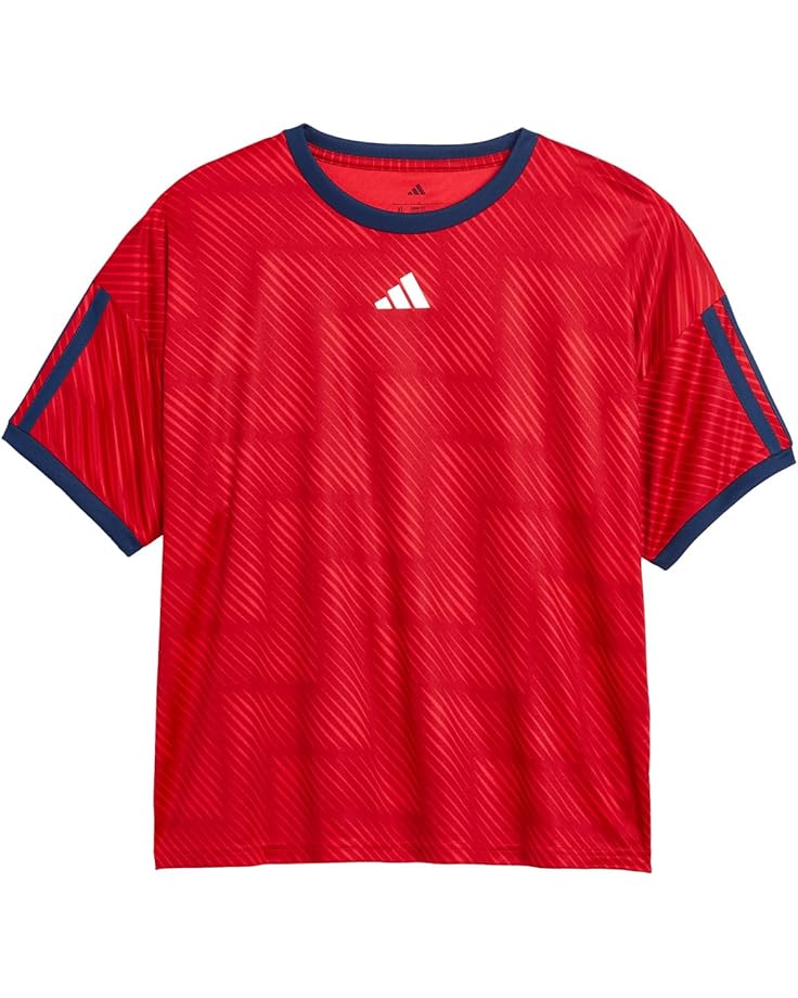 adidas Kids Aop World Soccer Top (Большой ребенок)