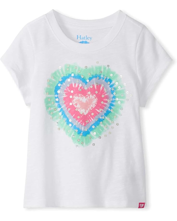 Hatley Kids Футболка с рисунком Heart Burst (для малышей / Маленьких детей / больших детей)