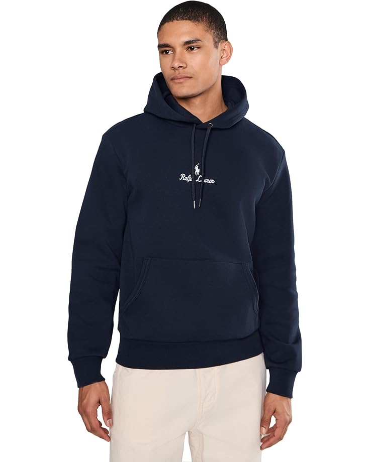 Polo Ralph Lauren Мужская толстовка с капюшоном из двойной вязки с логотипом