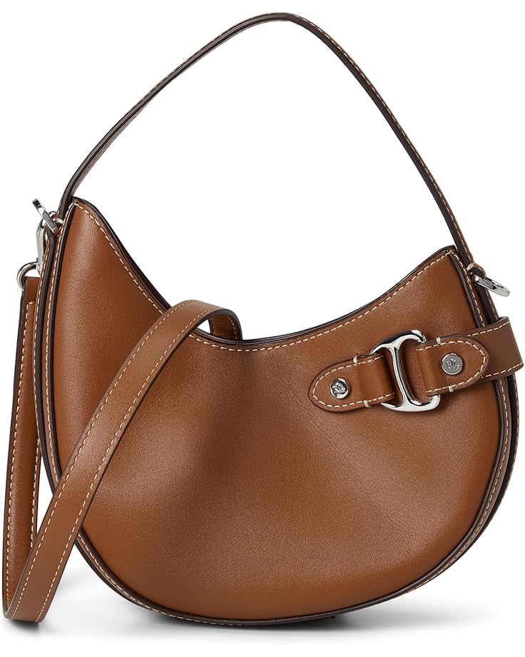 Lauren Ralph Lauren Маленькая женская кожаная сумка Tasha через плечо