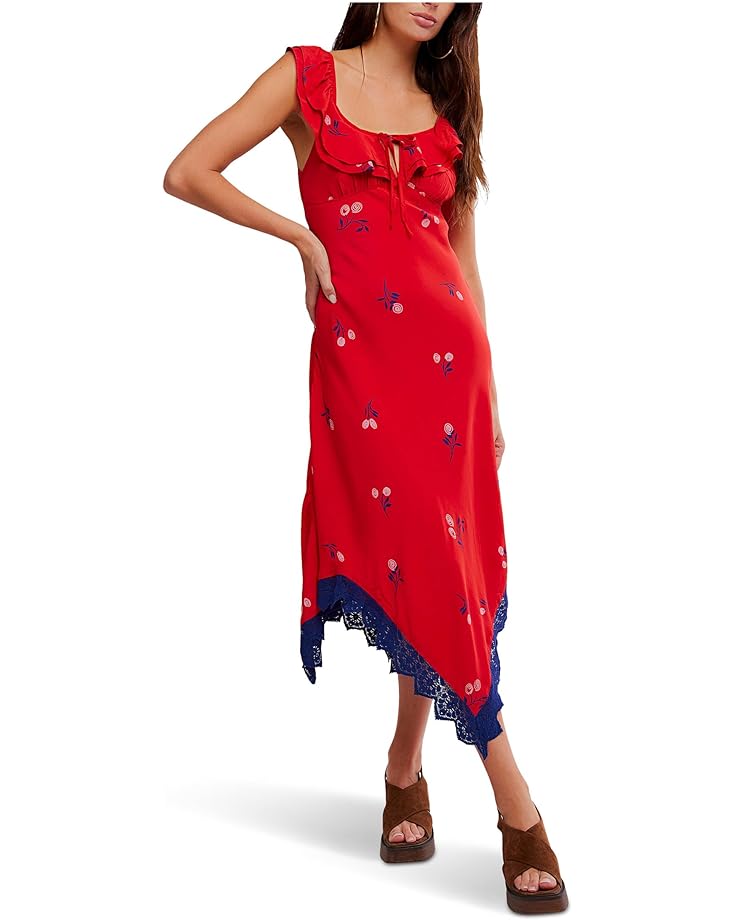 Free People Женское платье миди Flock Together