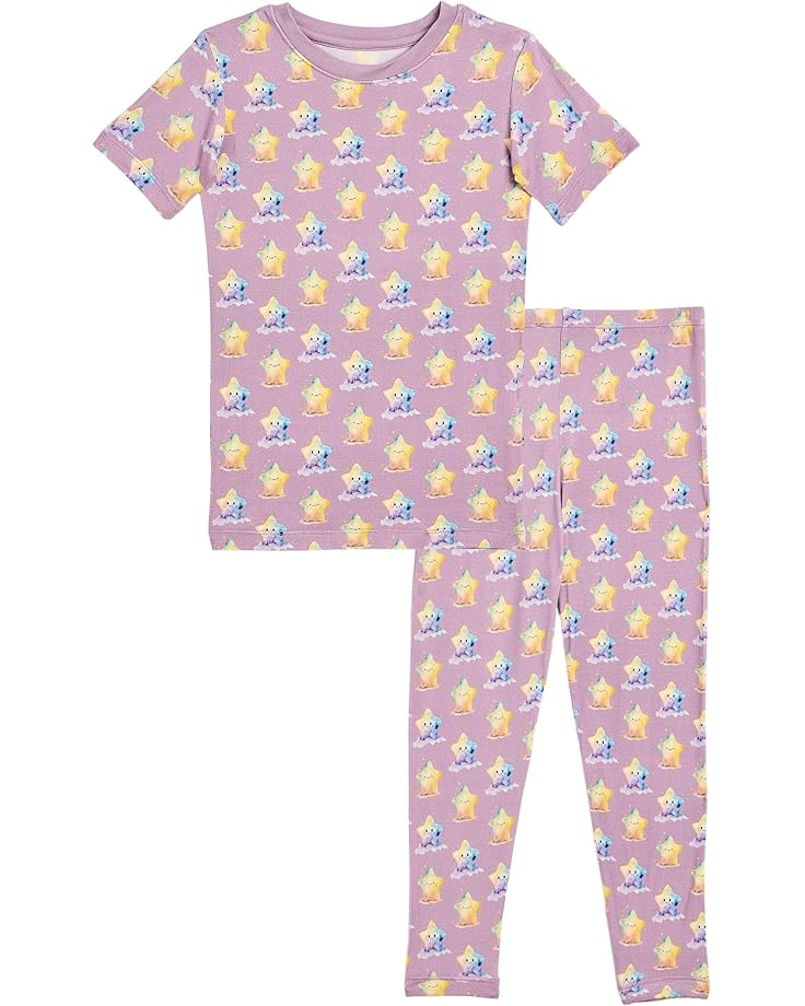 Kickee Pants Kids Пижамный комплект с коротким рукавом и принтом (для малышей / Маленьких детей / больших детей)