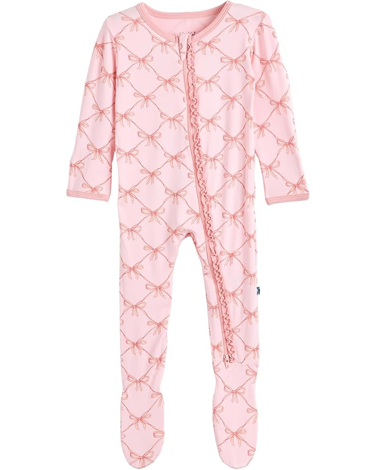 Kickee Pants Kids Футболка с оборками в виде маффина с принтом и двухсторонней застежкой-молнией (для младенцев)
