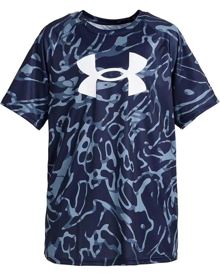 Under Armour Kids Короткий рукав с большим логотипом Tech (Big Kid)