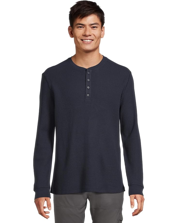 Smartwool Мужская вафельная рубашка с длинным рукавом Henley
