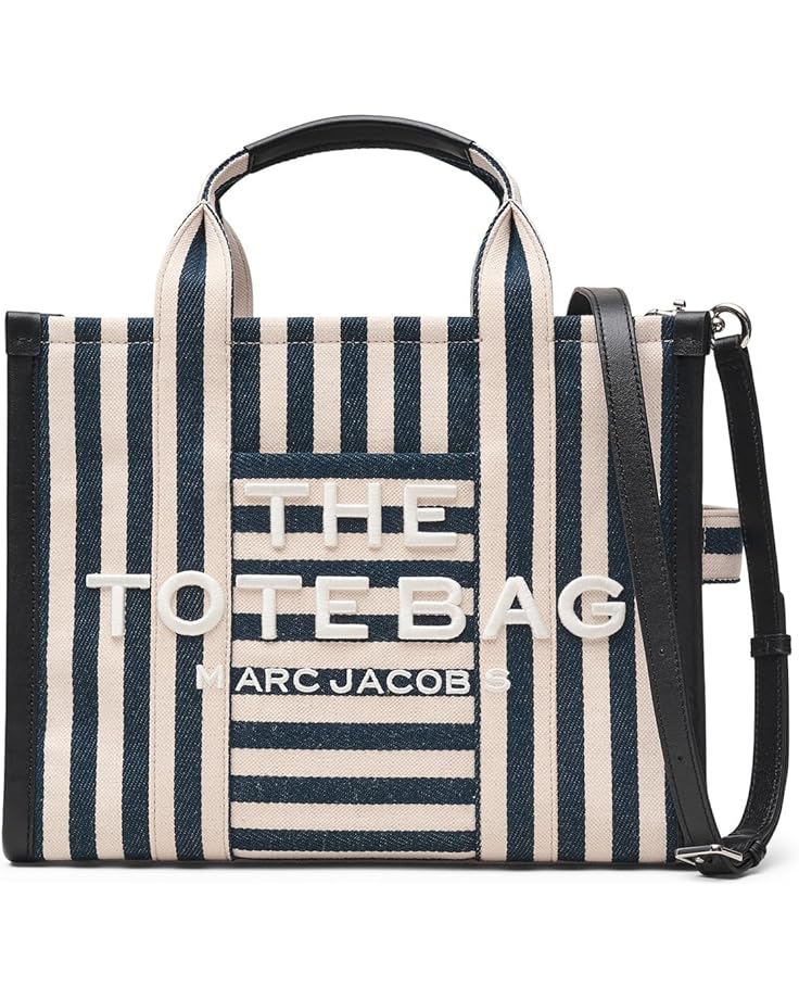 Marc Jacobs Женская холщовая сумка-тоут среднего размера в полоску