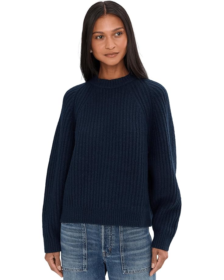 Madewell Женский уютный хлопковый свитер Stevie Crew из марли
