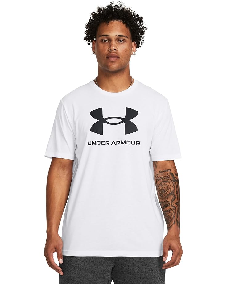 Under Armour Мужская футболка с коротким рукавом и логотипом в спортивном стиле