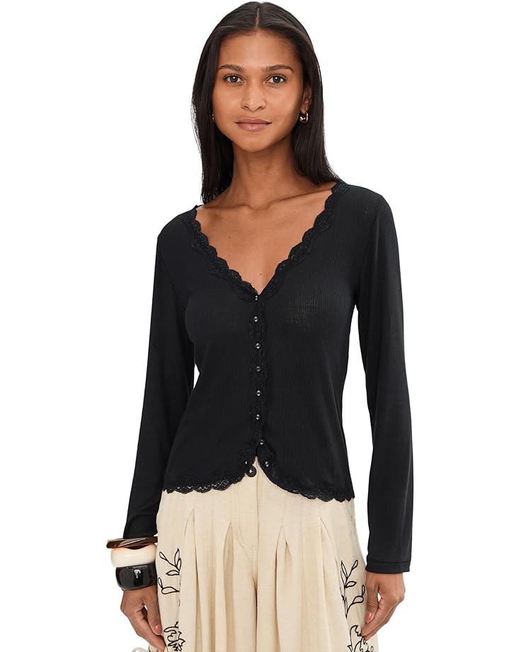 Free People Женская большая любовь Rib Cardi