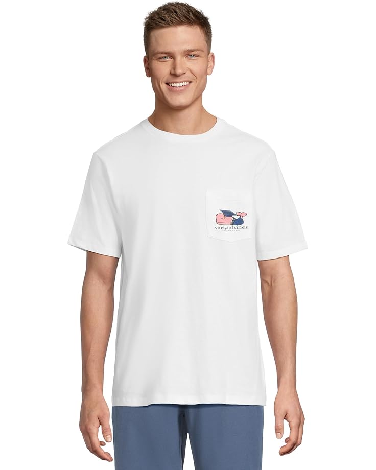Vineyard Vines Мужская футболка с коротким рукавом "Кит" на выпускной 2025 года для мужчин