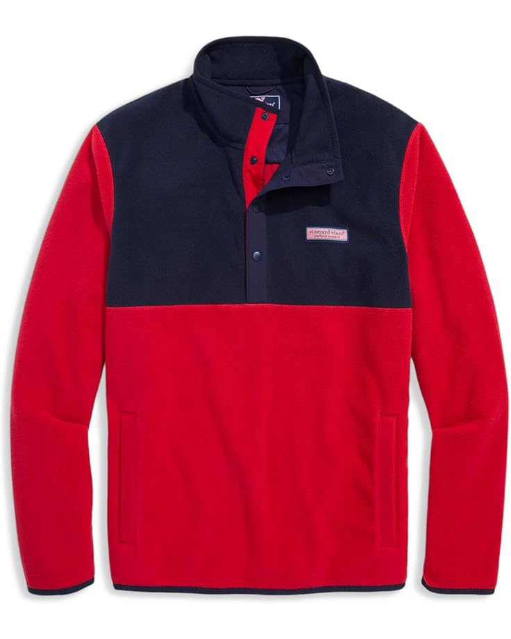 Vineyard Vines Мужская флисовая куртка Harbour с застежкой на пуговицы