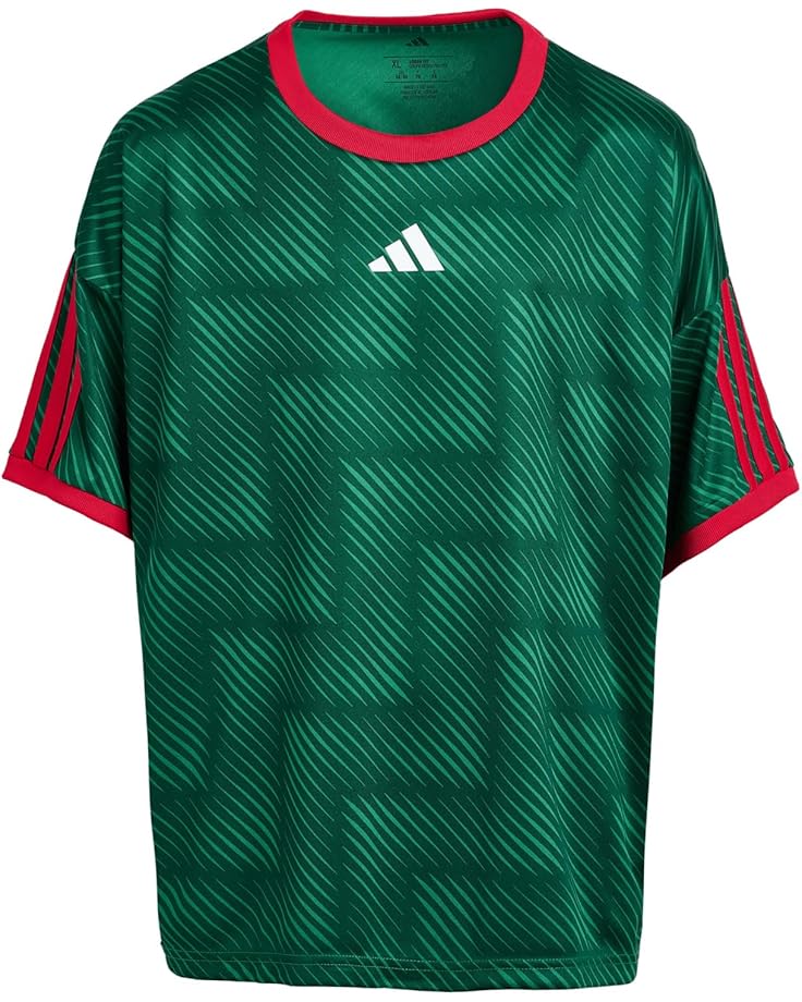 adidas Kids Aop World Soccer Top (Большой ребенок)