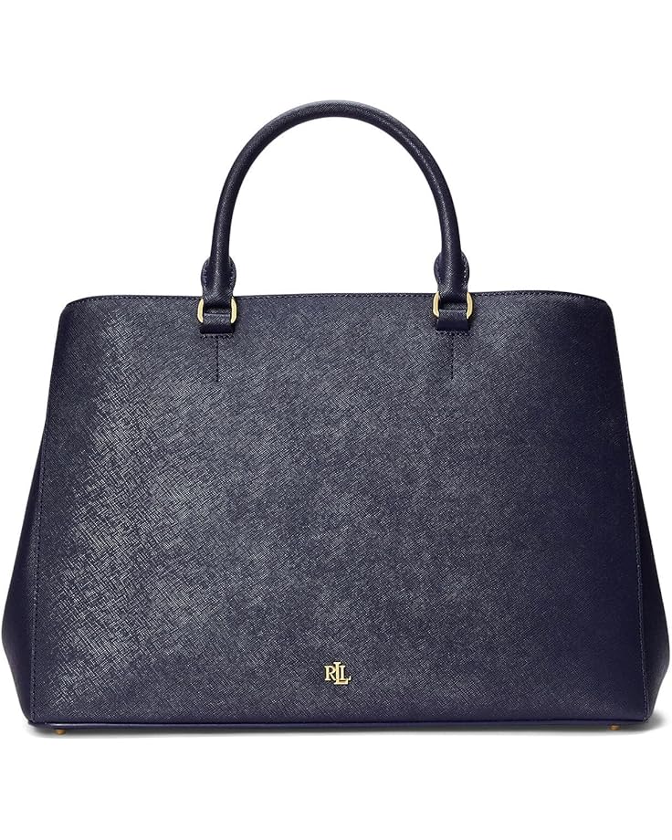 Lauren Ralph Lauren Женская большая кожаная сумка Hanna с перекрестной застежкой