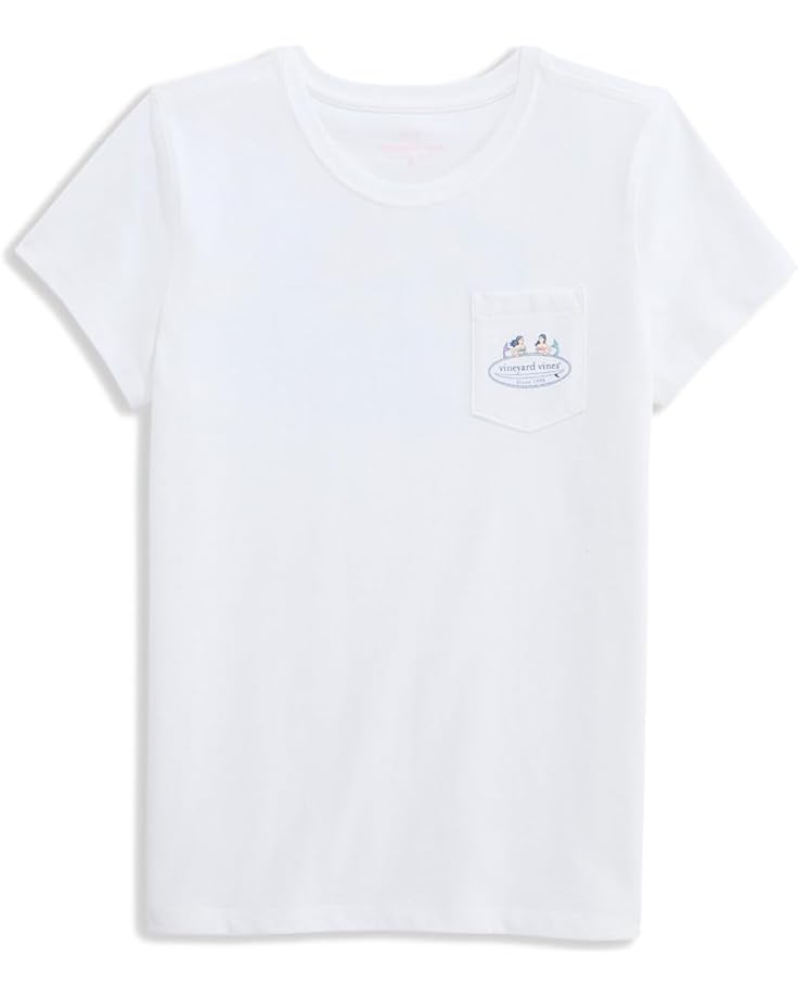Vineyard Vines Kids Футболка с коротким рукавом и карманом (для малышей / Маленьких детей / больших детей)