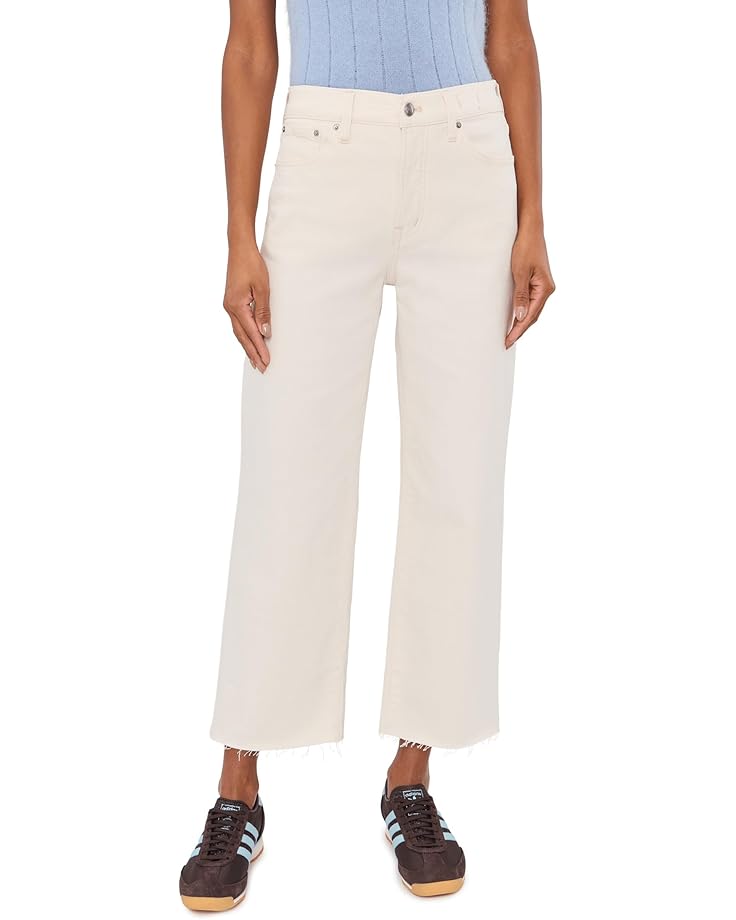 Madewell Женские идеальные винтажные укороченные джинсы с широкими штанинами из винтажной парусины