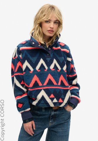 Superdry Su-супер мягкий принт Henley C89679620-4288