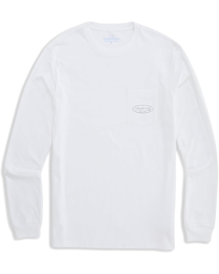 Vineyard Vines Мужская футболка с логотипом Drift-Dye Surf с длинным рукавом