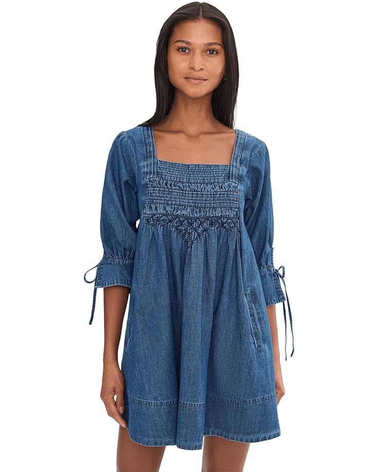 Free People Женское джинсовое мини-платье Sonora