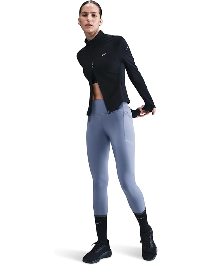 Nike Женские леггинсы для бега Dri-FIT Swift с высокой талией 7/8 и карманами