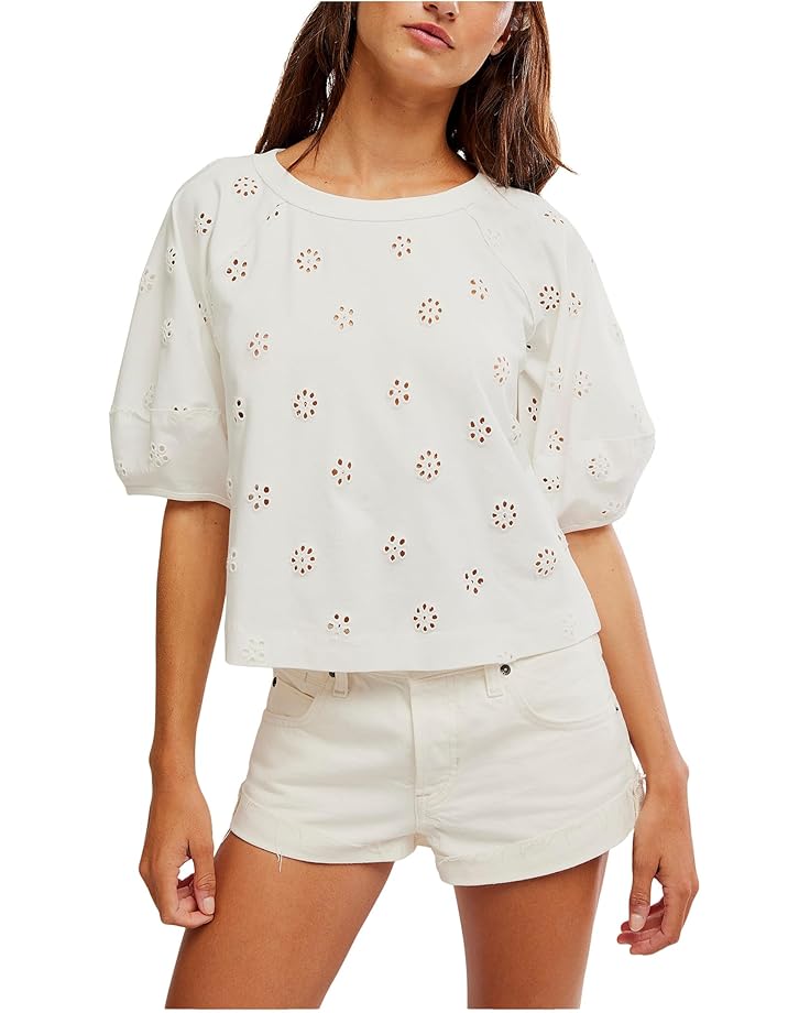 Free People Женская футболка с ушками Jessie