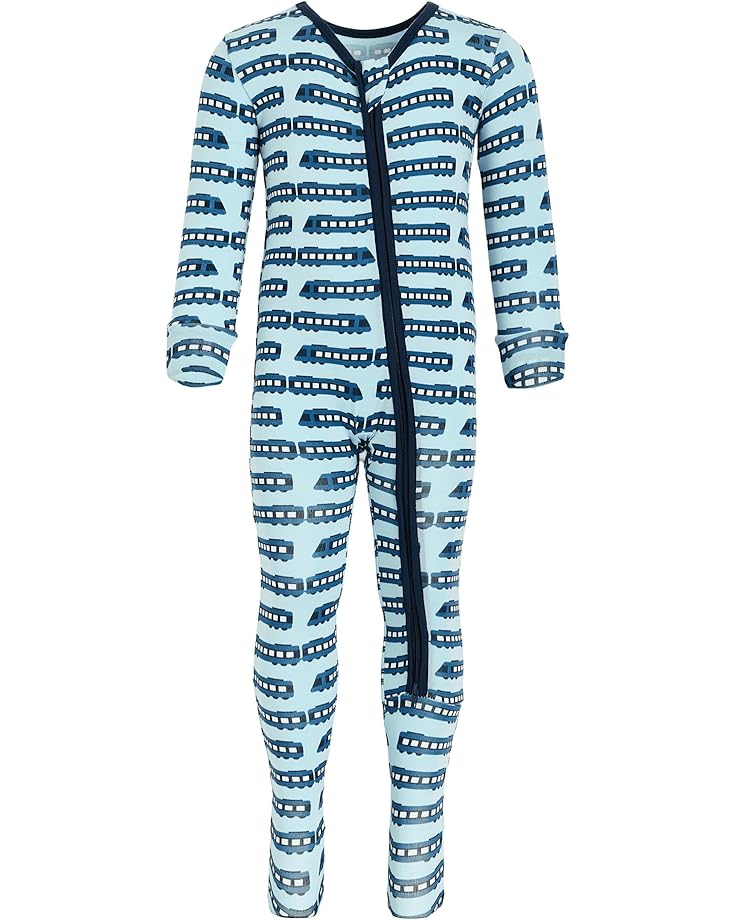 Kickee Pants Kids Футболка с принтом и двухсторонней застежкой-молнией (для младенцев)