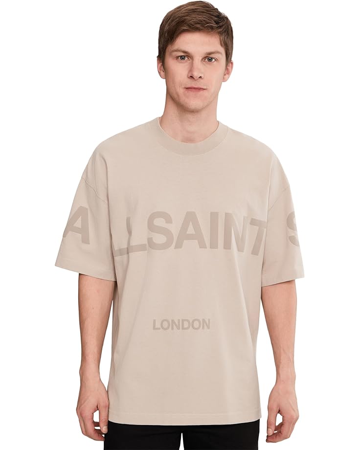 AllSaints Мужская толстовка с коротким рукавом Biggy Crew