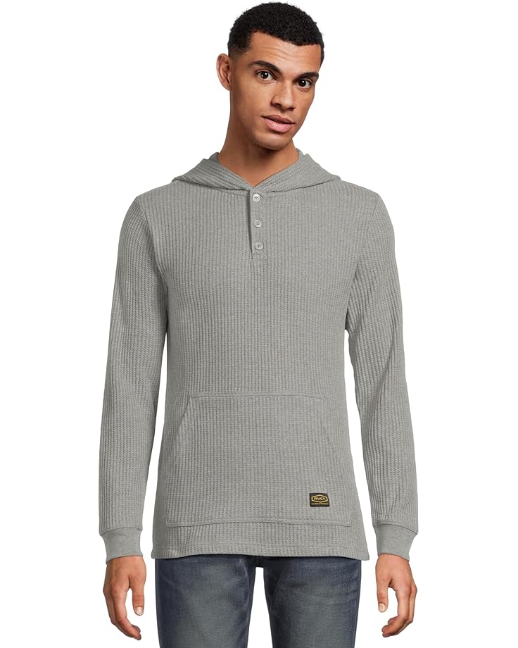 RVCA Мужская дневная рубашка с утепленным капюшоном Henley