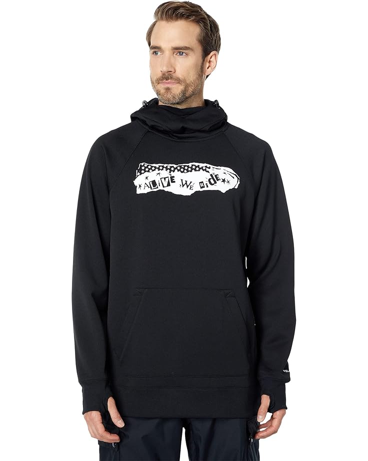 Volcom Snow Мужская толстовка с капюшоном для верховой езды на гидроцикле