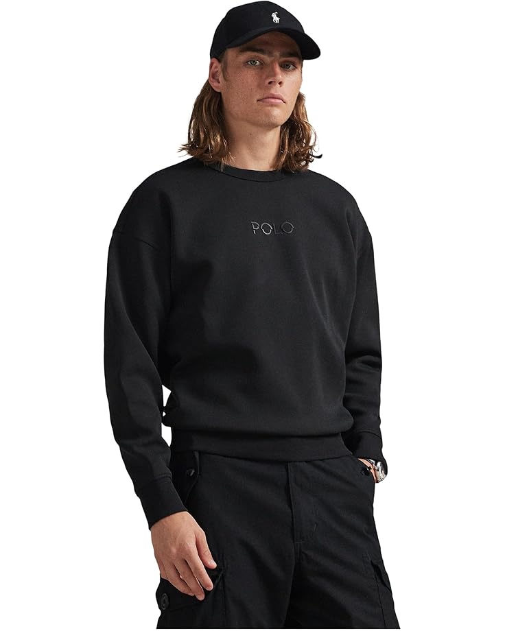 Polo Ralph Lauren Мужская толстовка свободного кроя из двойной вязки с логотипом