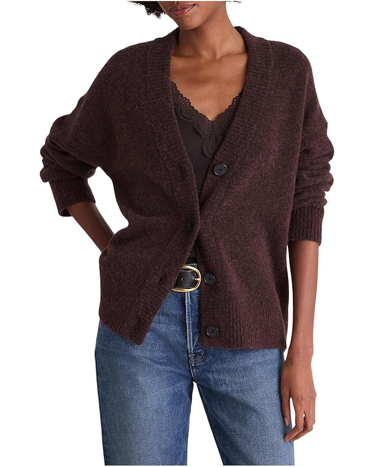 Madewell Очаровательный женский удлиненный кардиган Lauren с V-образным вырезом