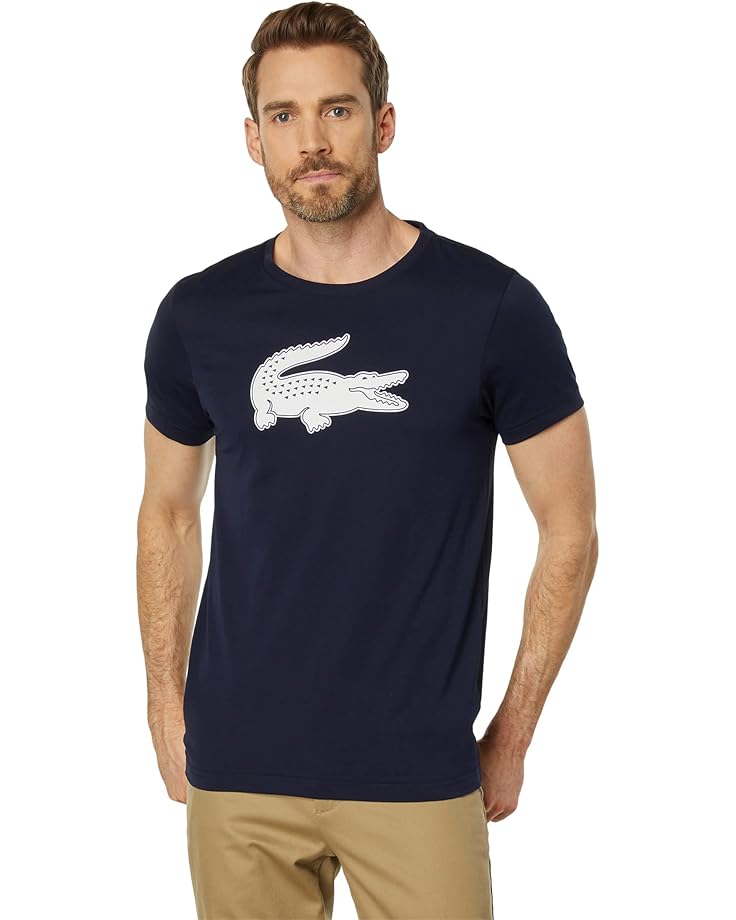 Lacoste Мужская ультрасухая спортивная футболка XXL с логотипом