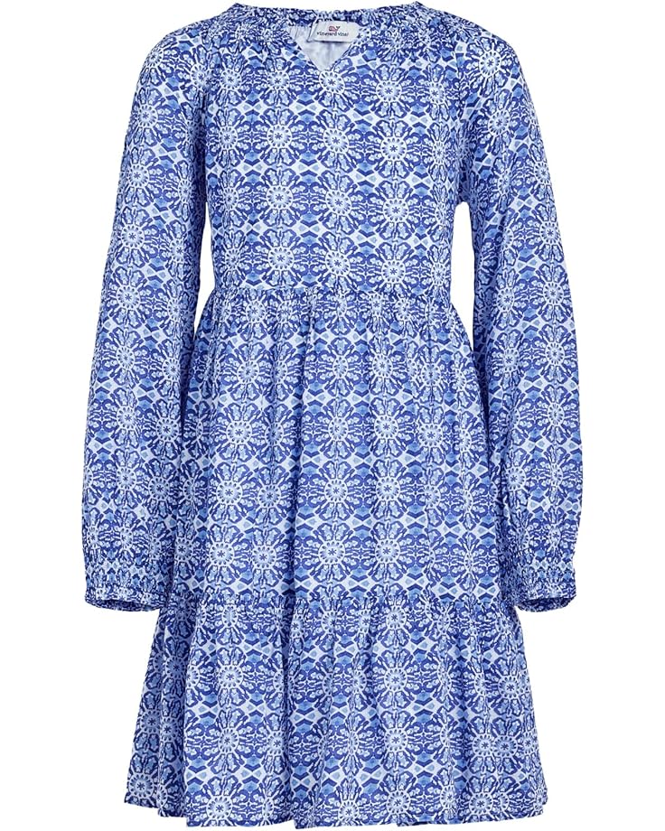 Vineyard Vines Kids Многослойное платье Tessa (для маленьких детей/для больших детей)