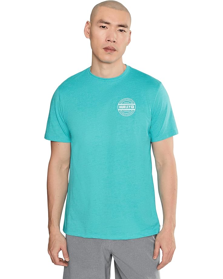 Hurley Мужская рубашка с коротким рукавом из наполнителя