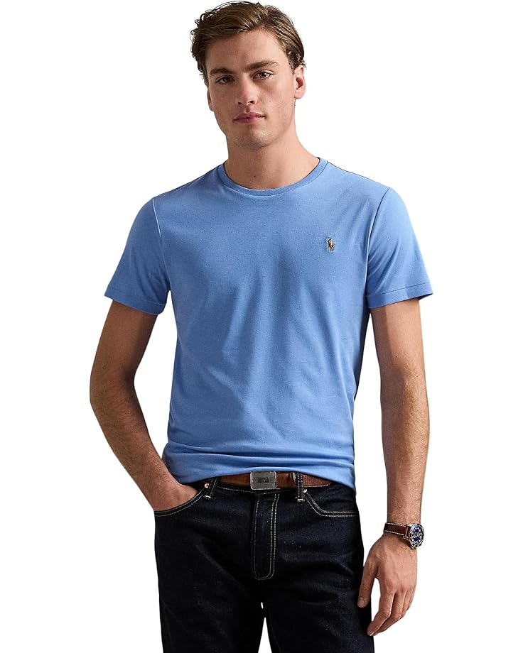 Polo Ralph Lauren Мужская приталенная футболка из мягкого хлопка на заказ