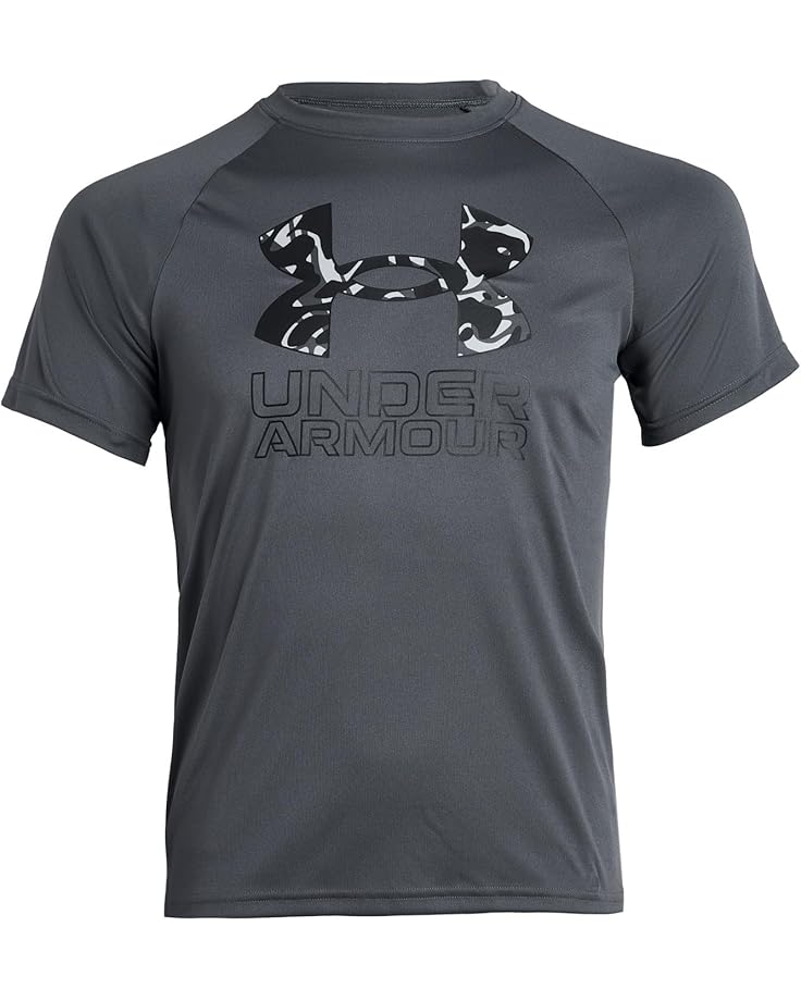 Under Armour Kids Футболка с коротким рукавом с технологичным гибридным принтом (Big Kid)