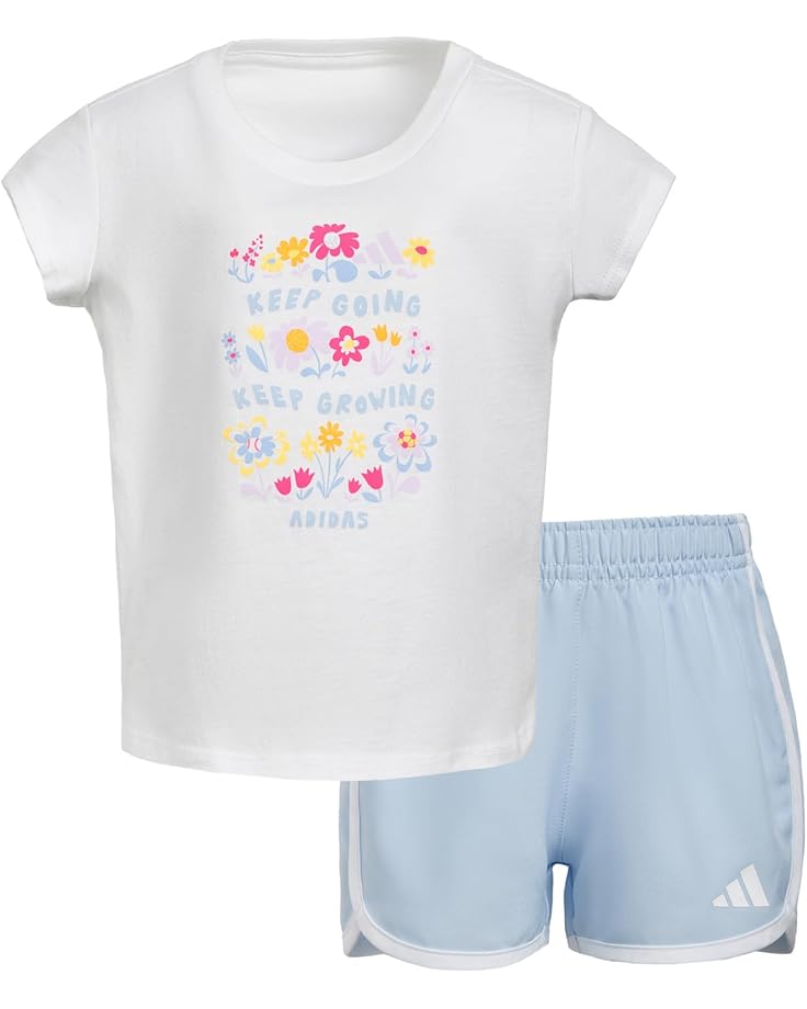 adidas Kids Комплект из футболки с коротким рукавом и тканых шорт (для младенцев)