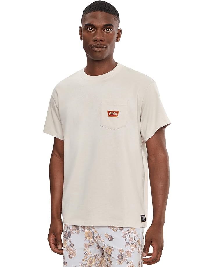Hurley Мужской встроенный накладной карман с коротким рукавом